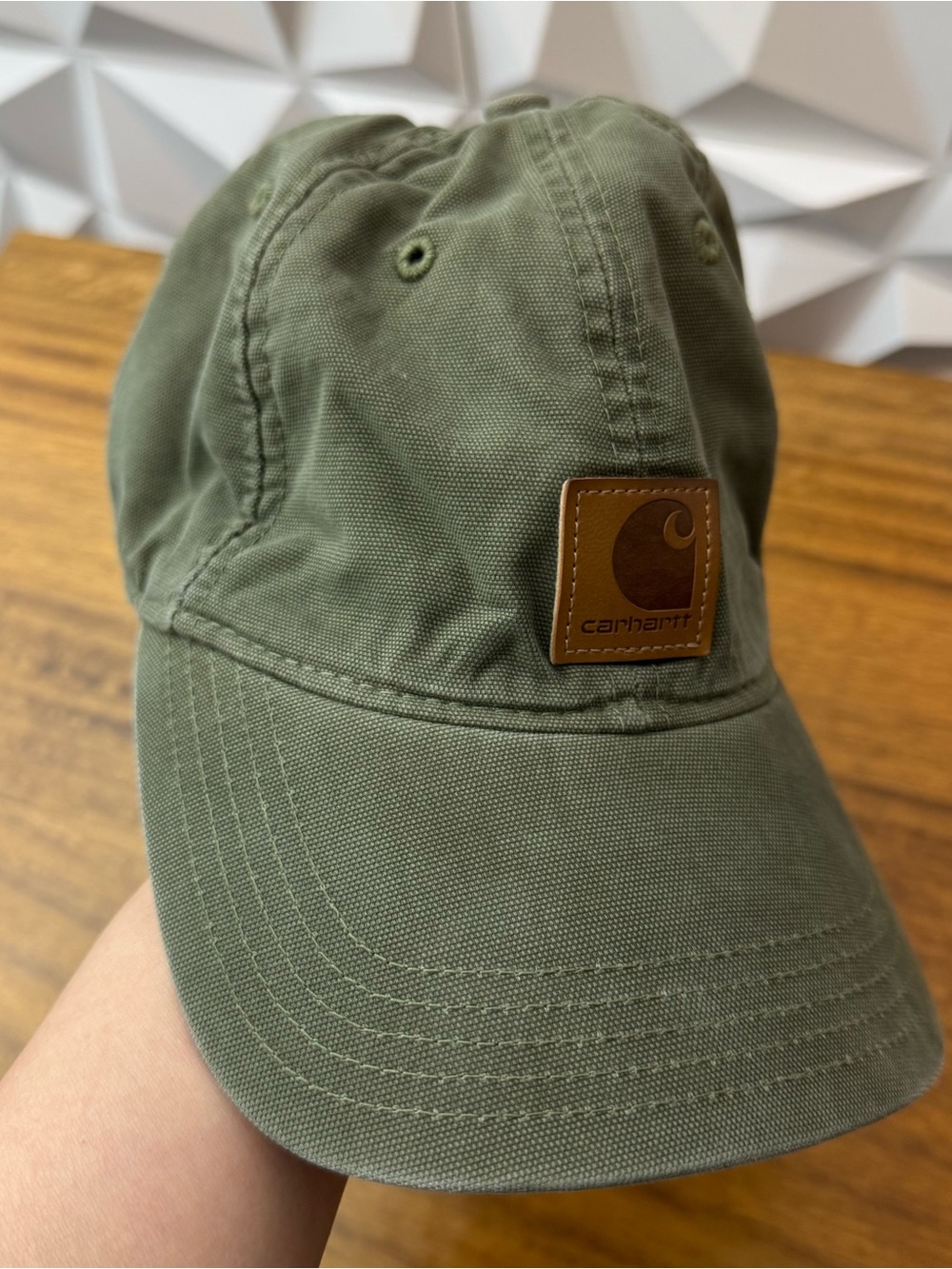 Carhartt Olive Canvas Cap